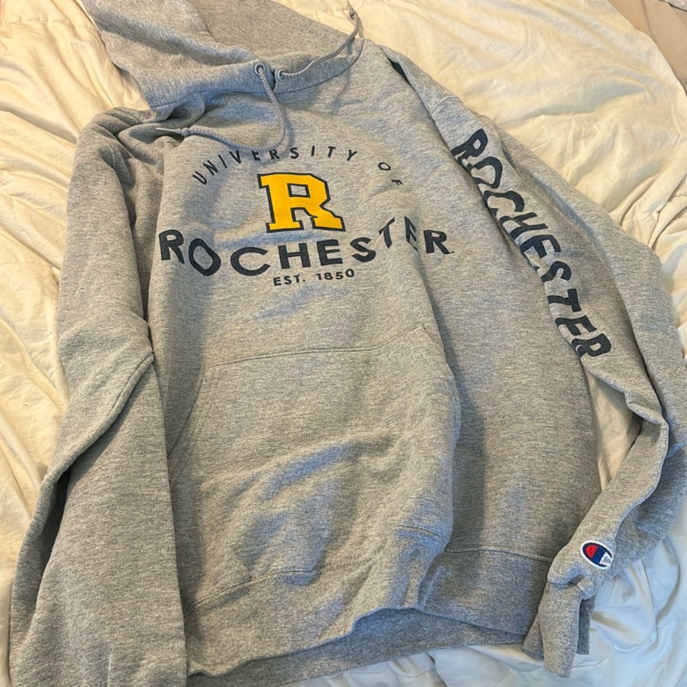Champion University of Rochester Hoodie Sweatshirt